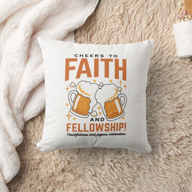 Hoera voor Faith & Fellowship - Oktoberfest T-shir Kussen (Deken)