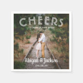 Hoera voor Happy Ever na een stijlvolle fotobruilo Servet (Voorkant)