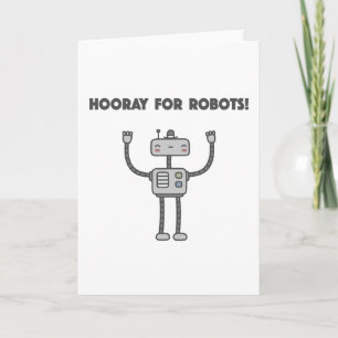 Hoera voor robots! kaart