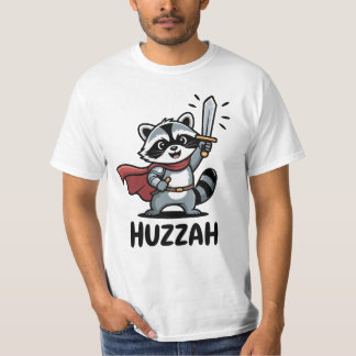 Hoera Wasbeer Ridder Grappig Zwaard T-shirt