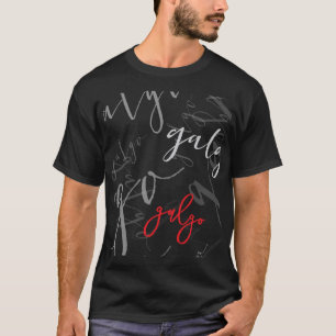 Hoes met Galgos motief (aanpasbaar model) T-shirt