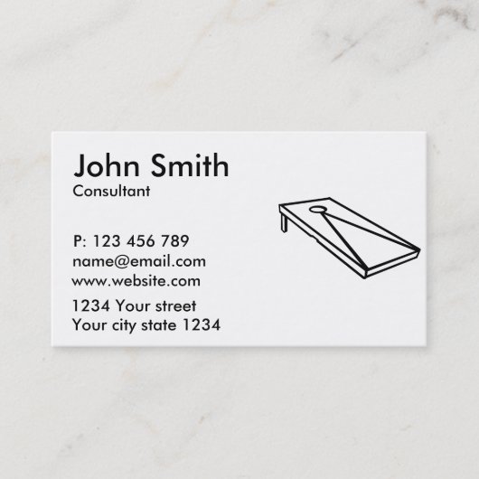 Hoes Visitekaartje (Voorkant)