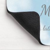 "Hoesband beter laat dan nooit" Funny Custom Muismat (Hoek)