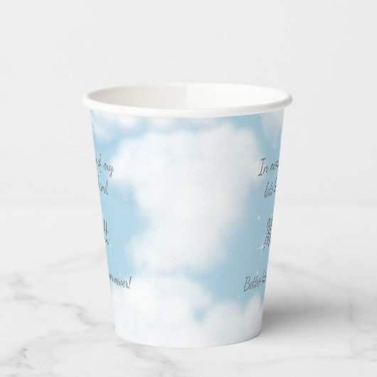 "Hoesband beter laat dan nooit" Funny Custom Papieren Bekers (Links)