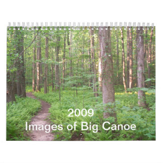 Hoesje, 2009 Afbeelding Big Canoe Kalender
