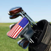 Hoesje Amerikaanse vlag Golf Golfheadcover (Insitu)