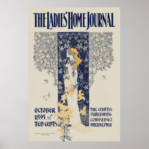  Hoesje Art Nouveau Magazine uit 1895 Poster