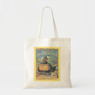 Hoesje Art Tourist Guide naar Zwitserland Tote Bag