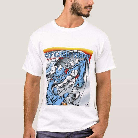 Hoesje betongolven t-shirt (Voorkant)