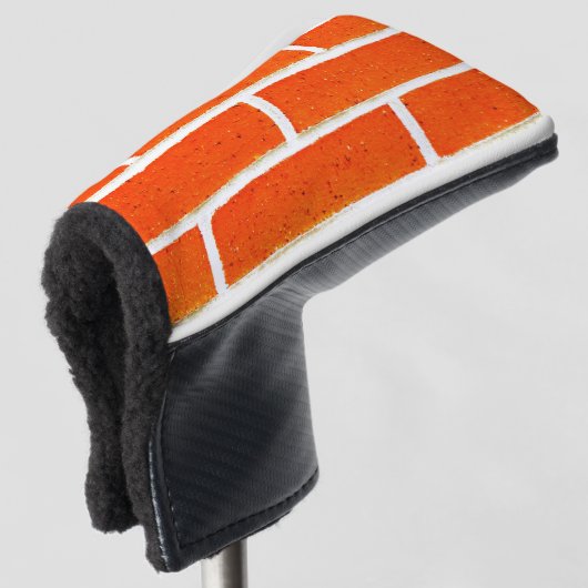 Hoesje Brick Wall Putter Golfheadcover (3/4 voorkant)