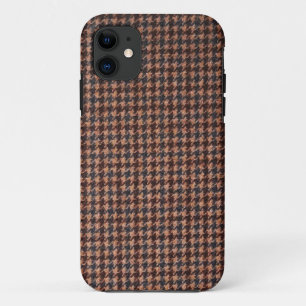 Hoesje: Bruine-tweed-verbinding iPhone 11 Hoesje