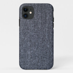 Hoesje: De grijze Stof van de Tweed iPhone 11 Hoesje
