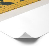 Hoesje- en ruggengraat-design voor 'The Yellow Boo Poster (Hoek)