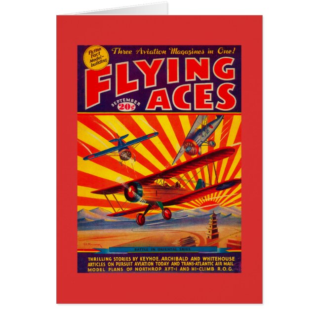 Hoesje Flying Aces Magazine (Voorkant)