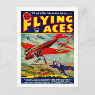 Hoesje Flying Aces Magazine 3 Briefkaart