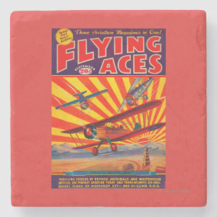 Hoesje Flying Aces Magazine Stenen Onderzetter
