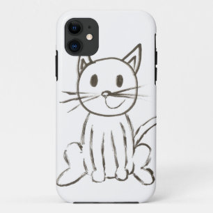 Hoesje gekleurd Kat iPhone 5