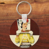 Hoesje Girl Sleutelhanger (Voorkant)