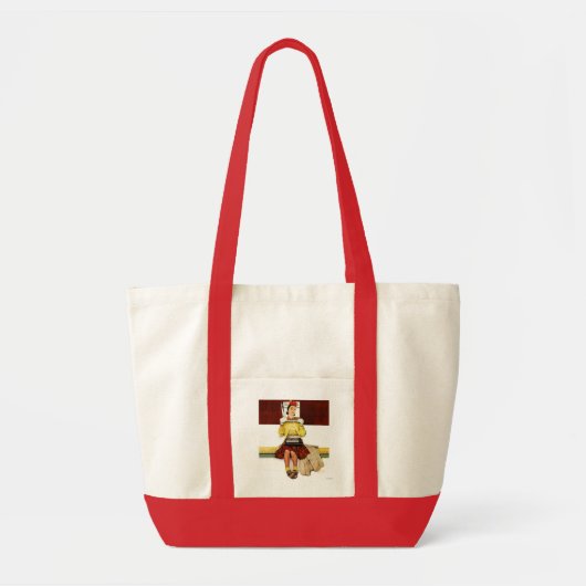 Hoesje Girl Tote Bag (Voorkant)