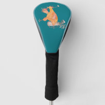 Hoesje Golfing Rooster Driver