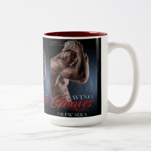 Hoesje Graves Book van Drew Sera opslaan - Hoesje Tweekleurige Koffiemok