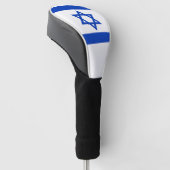 Hoesje Israëlische vlag Golf Golfheadcover (Schuin)