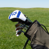Hoesje Israëlische vlag Golf Golfheadcover (Insitu)