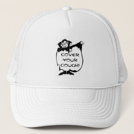 Hoesje je hoest! trucker pet (Voorkant)