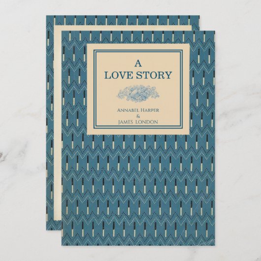  Hoesje liefdeshuwelijk Save The Date (Voorkant / Achterkant)