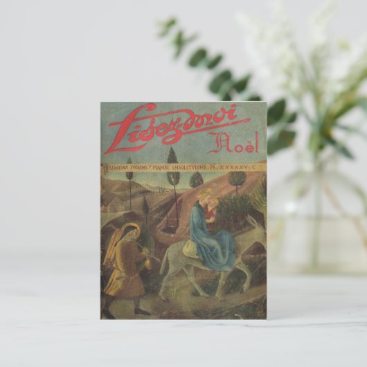 Hoesje, Lisez-Moi, weg naar Bethlehem Briefkaart (Staand voorkant)