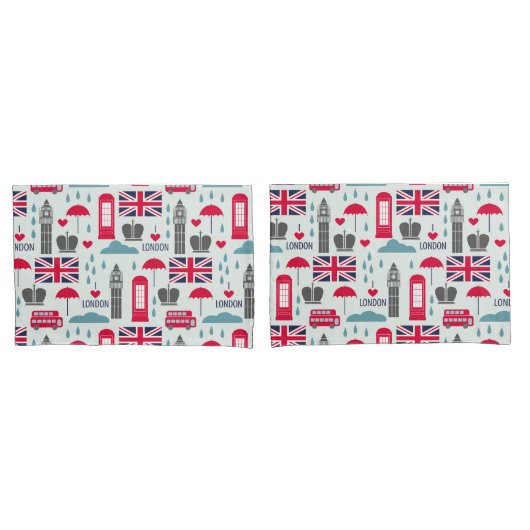 Hoesje London ThMED Pillow Kussensloop (Voorkant-Set)