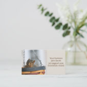 Hoesje mandje visitekaartje (Staand voorkant)