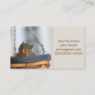 Hoesje mandje visitekaartje