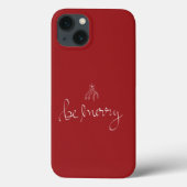 Hoesje-Mate Barely daar Apple iPhone 13 Hoesje (Achterkant)