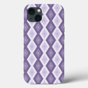 Hoesje-Mate iPhon-lavendiamantpatroon iPhone 13 Hoesje