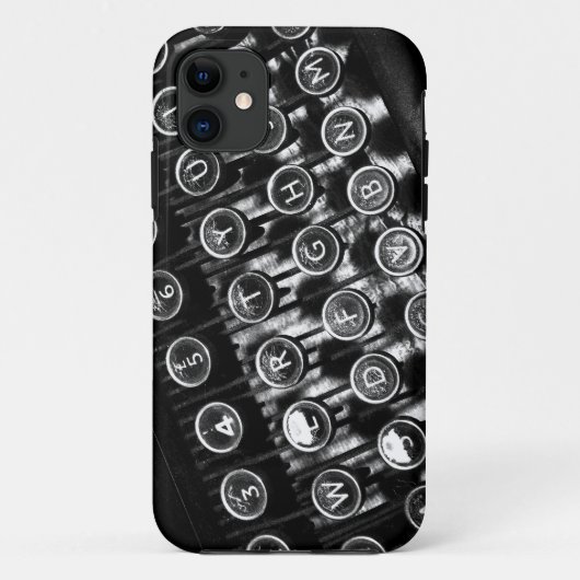 Hoesje-Mate iPhone Case voor schrijfmachines (Achterkant)