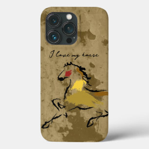 Hoesje-Mate iPhone-draagtas voor paardenraces iPhone 13 Pro Hoesje