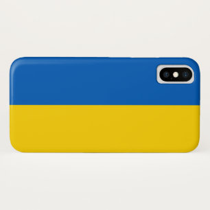 Hoesje-Mate iPhone: Oekraïense vlag (Oekraïne) iPhone X Hoesje