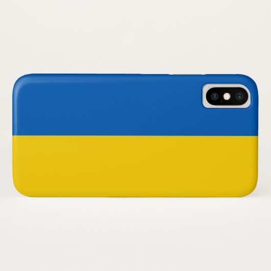 Hoesje-Mate iPhone: Oekraïense vlag (Oekraïne) Case-Mate iPhone Case (Achterkant (horizontaal))