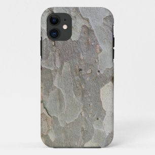 Hoesje-Mate iPhone -streepjespatroon boomschors 11 Hoesje