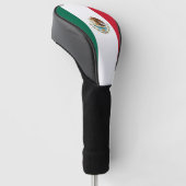 Hoesje met de Mexicaanse vlag Golfheadcover (Schuin)