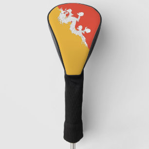 Hoesje met de vlag van Bhutan Golfheadcover
