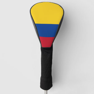 Hoesje met golfchauffeur en vlag van Colombia Golfheadcover