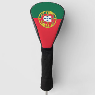 Hoesje met golfchauffeur met vlag van Portugal Golfheadcover