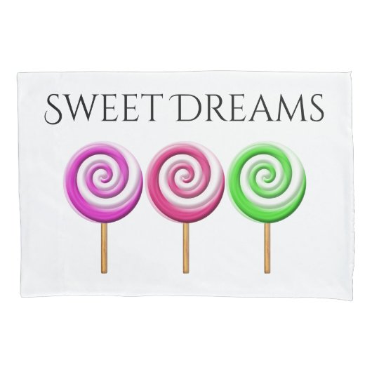 Hoesje met ronddraaiende Lollipops Pillow Kussensloop (Voorkant)