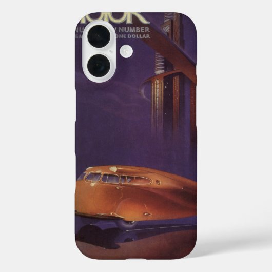  Hoesje motormagazijn, Futuristic City Car (Achterkant)