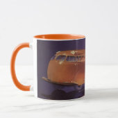  Hoesje motormagazijn, Futuristic City Car Mok (Links)