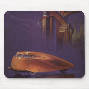 Hoesje motormagazijn, Futuristic City Car Muismat