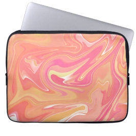 Hoesje Oranje laptop Sleeve
