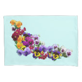 Hoesje Pansies kussen 2017 omkeerbaar Kussensloop (Voorkant-Links)